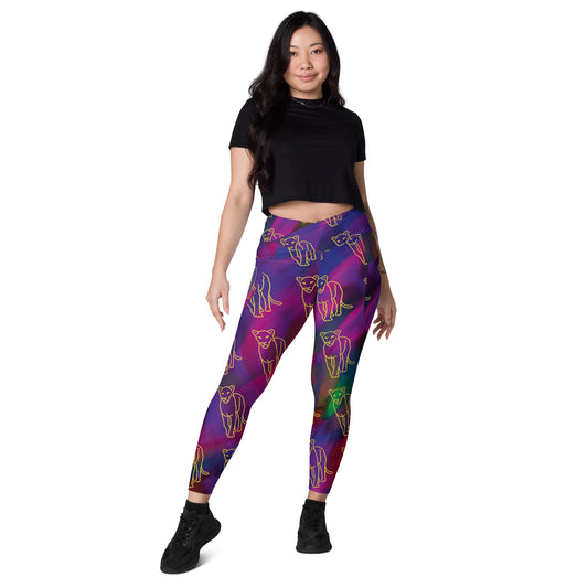 Scope of Colors- Crossover leggings with pockets