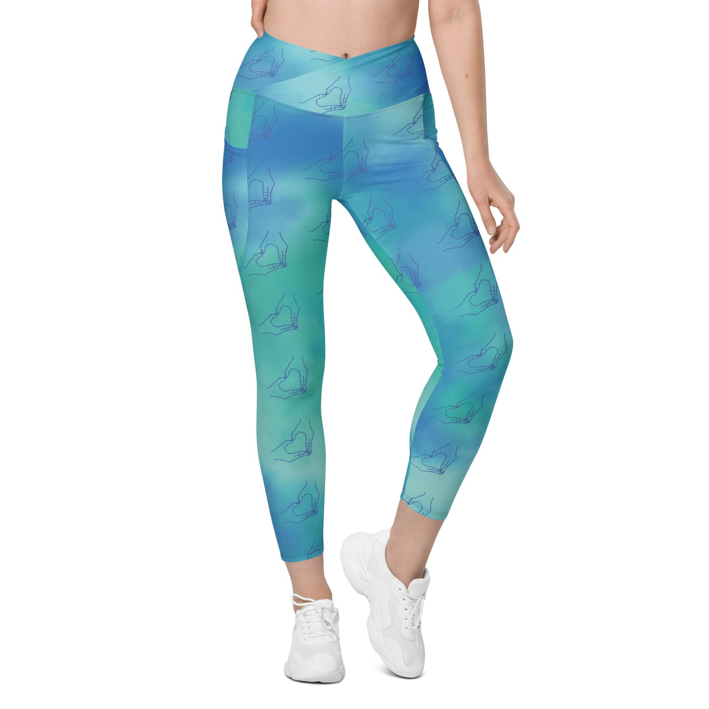 A Heart Thing-Crossover leggings with pockets