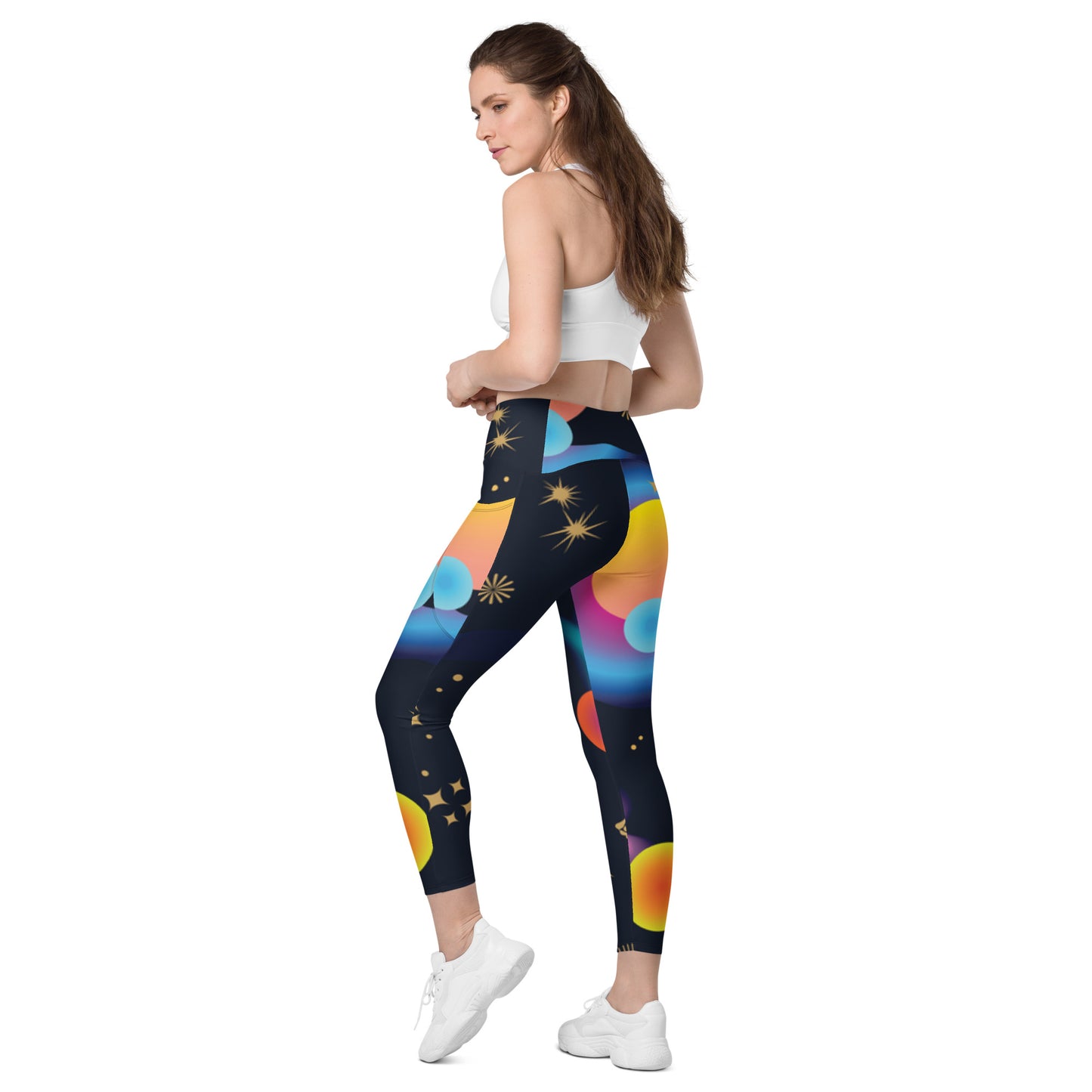 Shine Bright- Crossover leggings with pockets