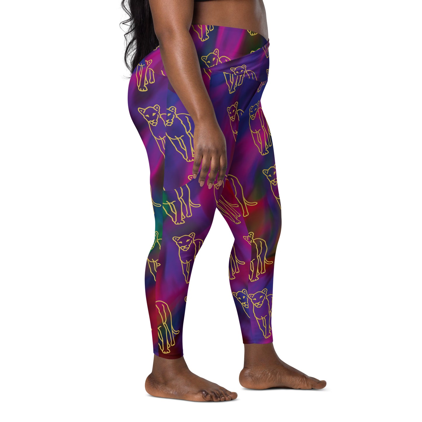 Scope of Colors- Crossover leggings with pockets