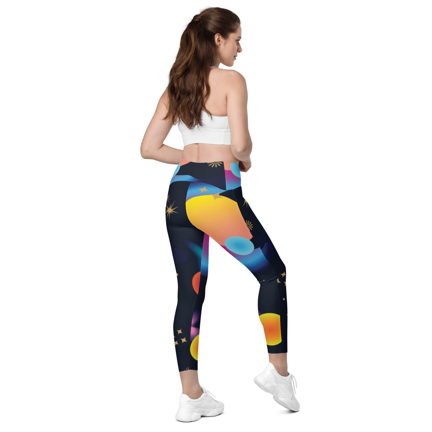 Shine Bright- Crossover leggings with pockets