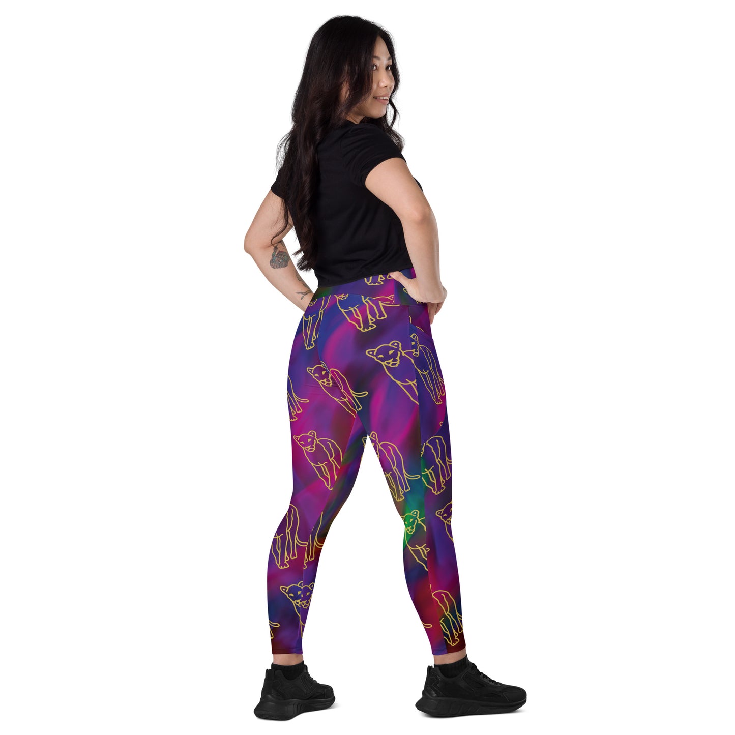 Scope of Colors- Crossover leggings with pockets