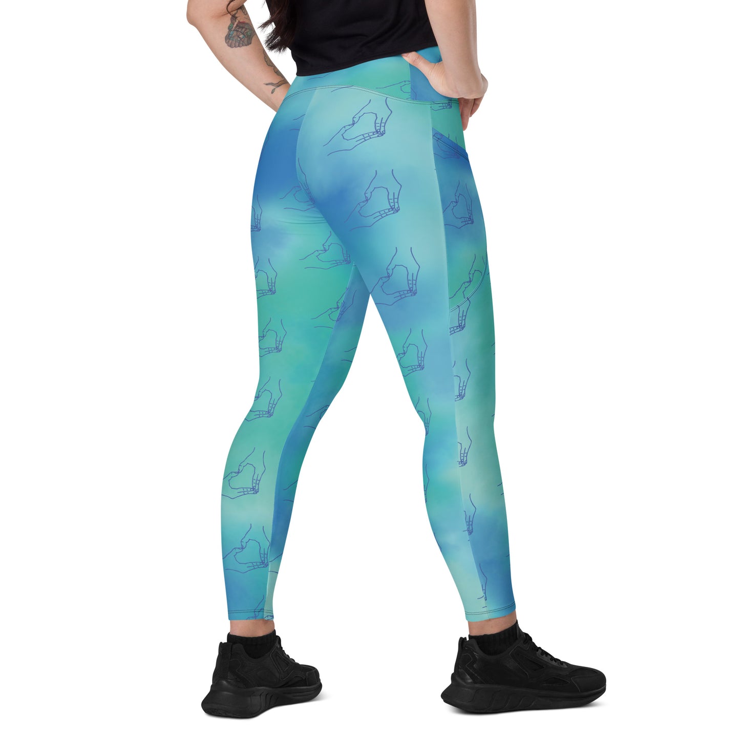 A Heart Thing-Crossover leggings with pockets