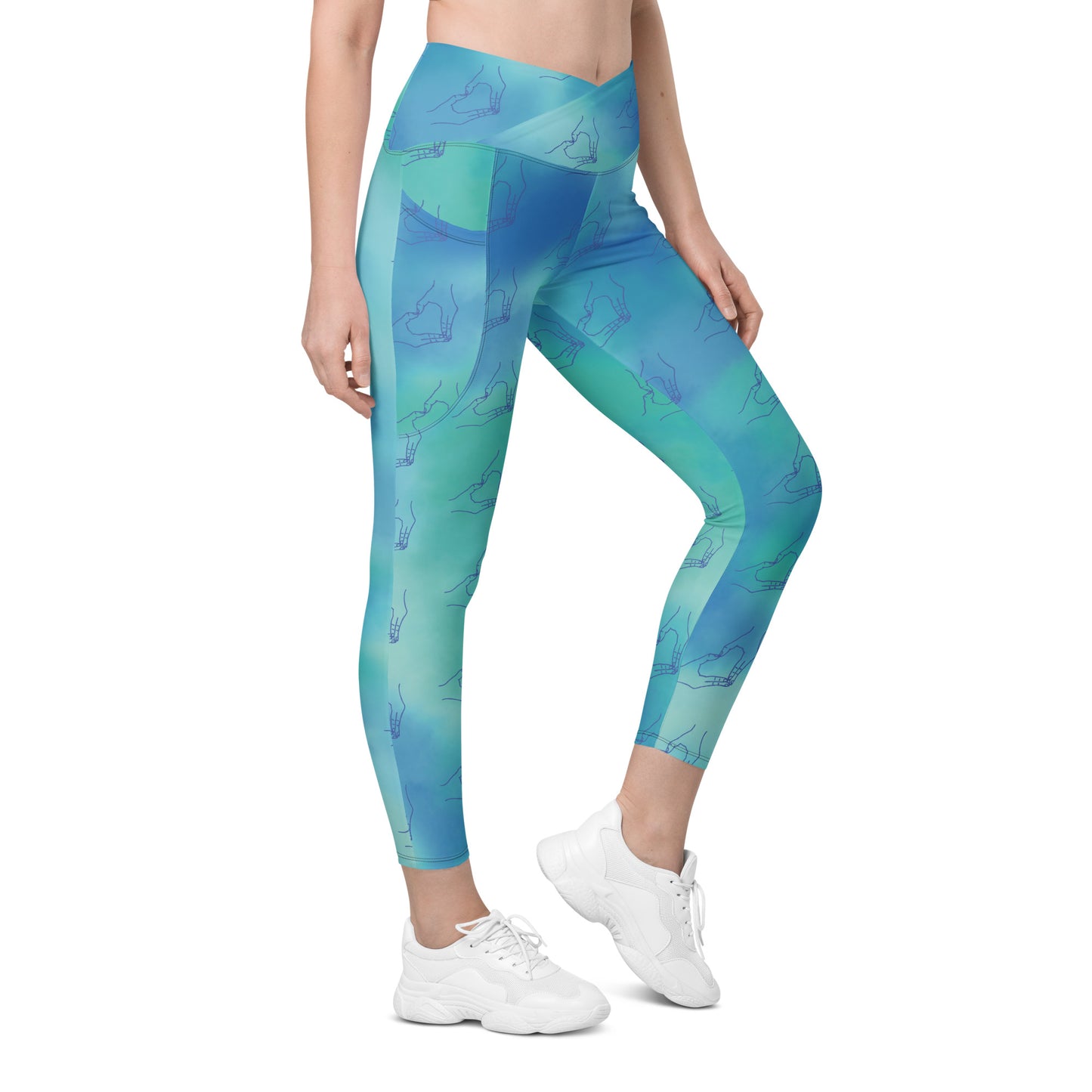 A Heart Thing-Crossover leggings with pockets