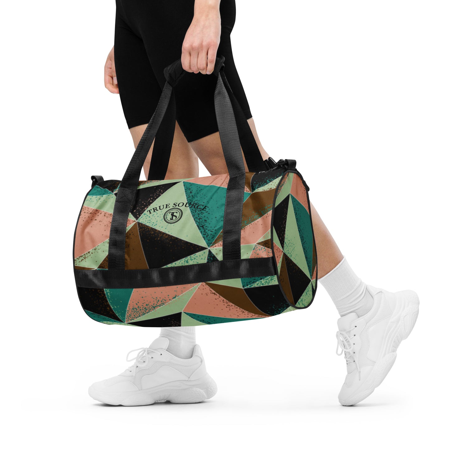 True Source-All-over print gym bag