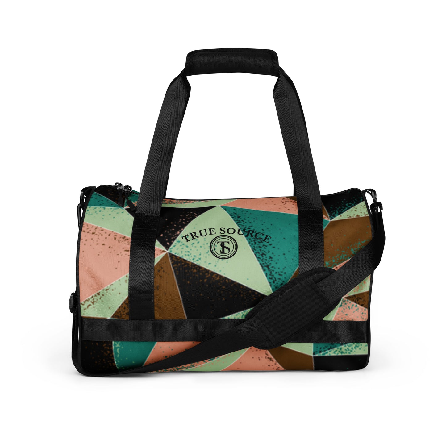 True Source-All-over print gym bag