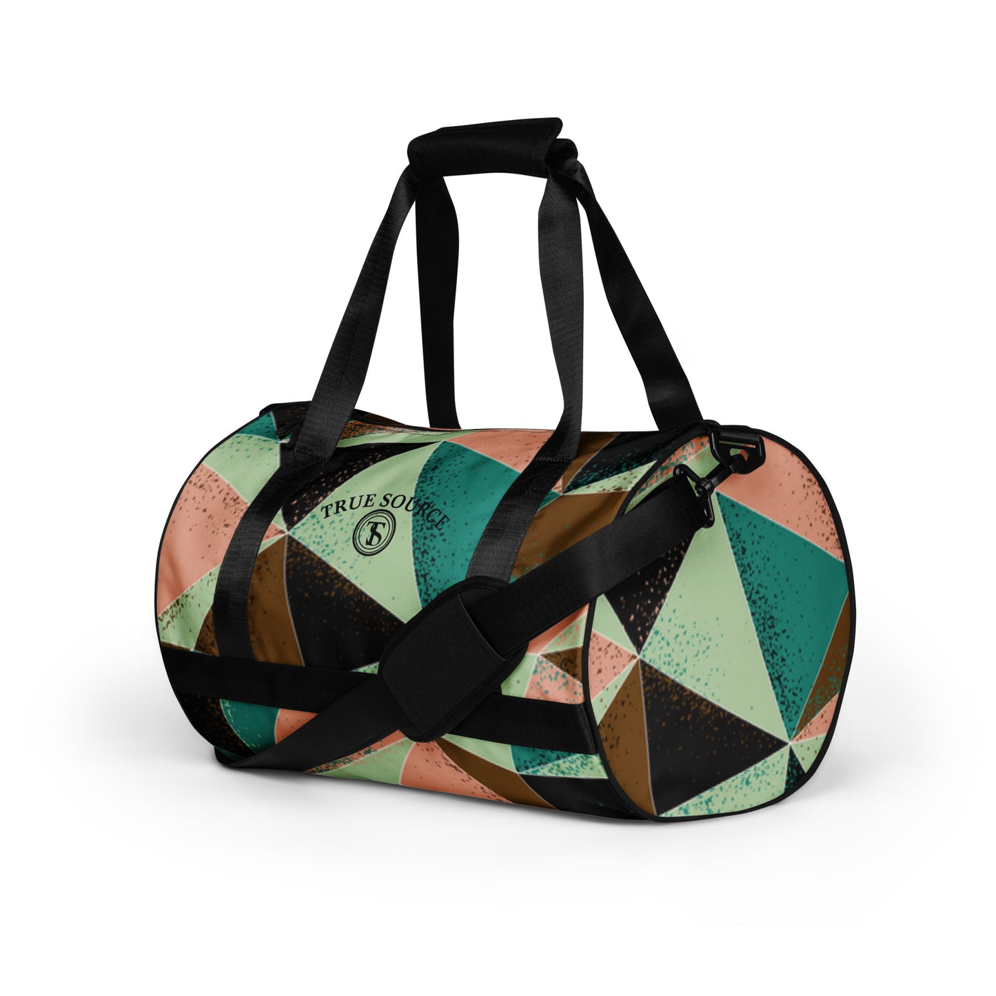 True Source-All-over print gym bag