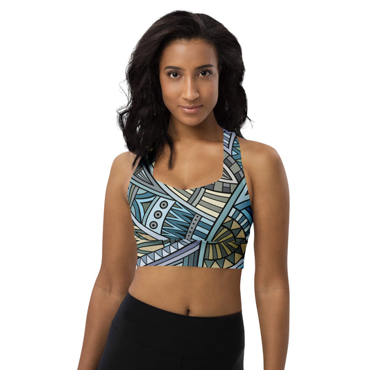 Active Wear-Longline sports bra