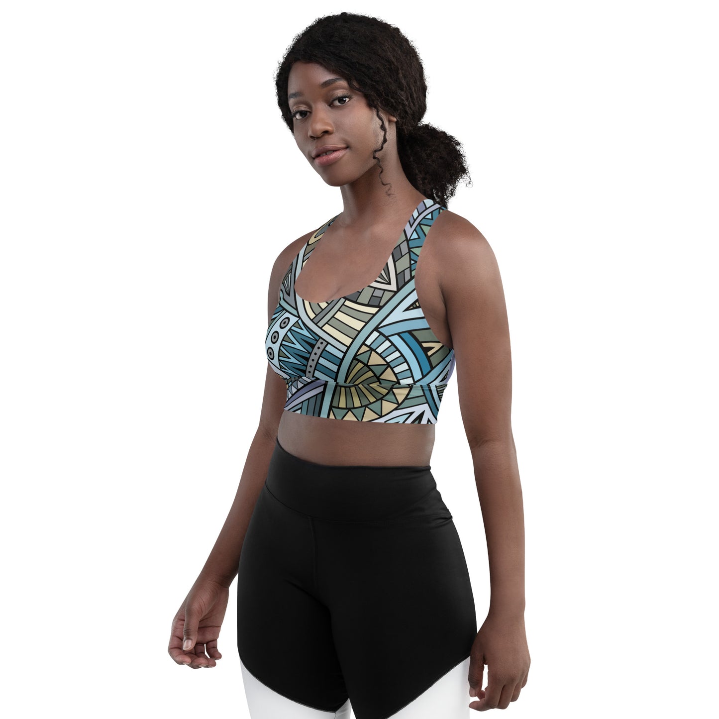 Active Wear-Longline sports bra