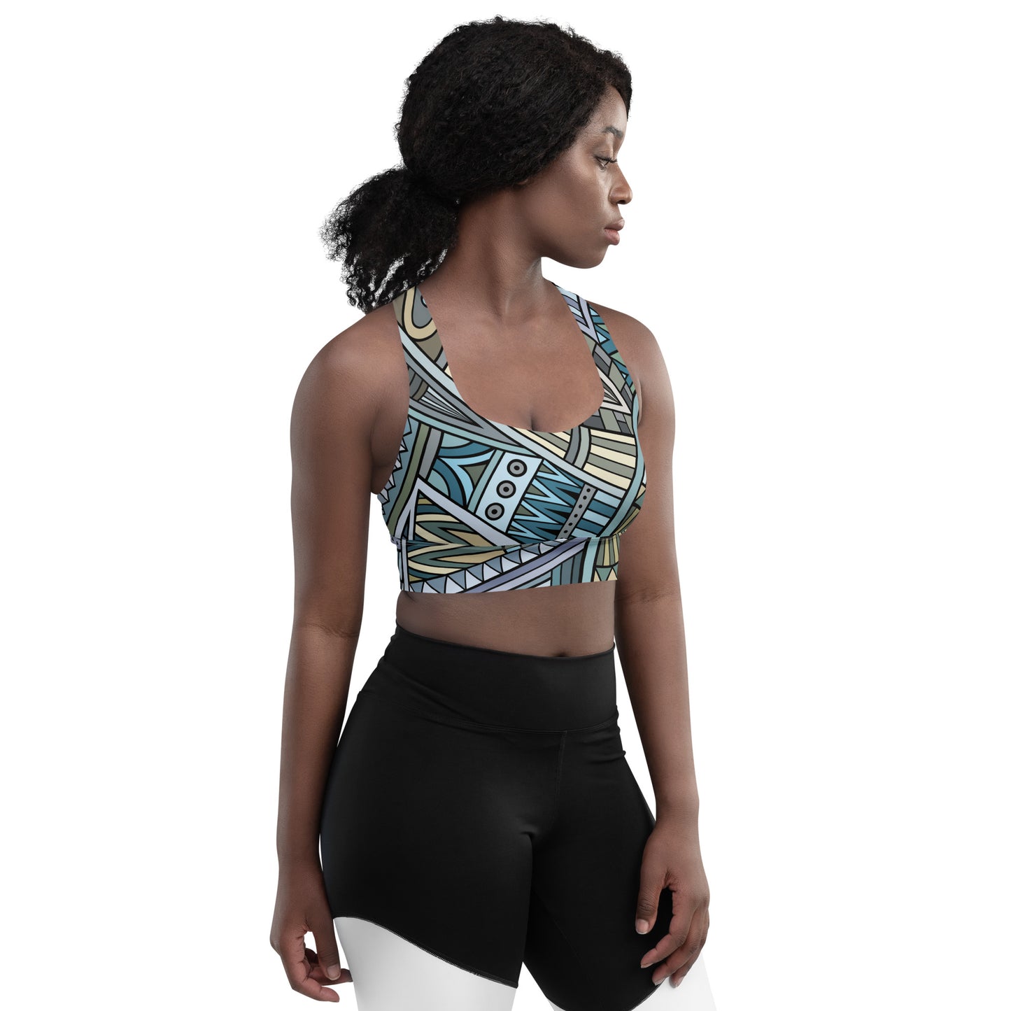 Active Wear-Longline sports bra