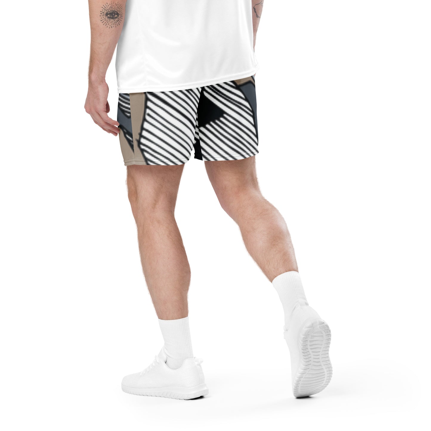 Think Positive-Unisex mesh shorts