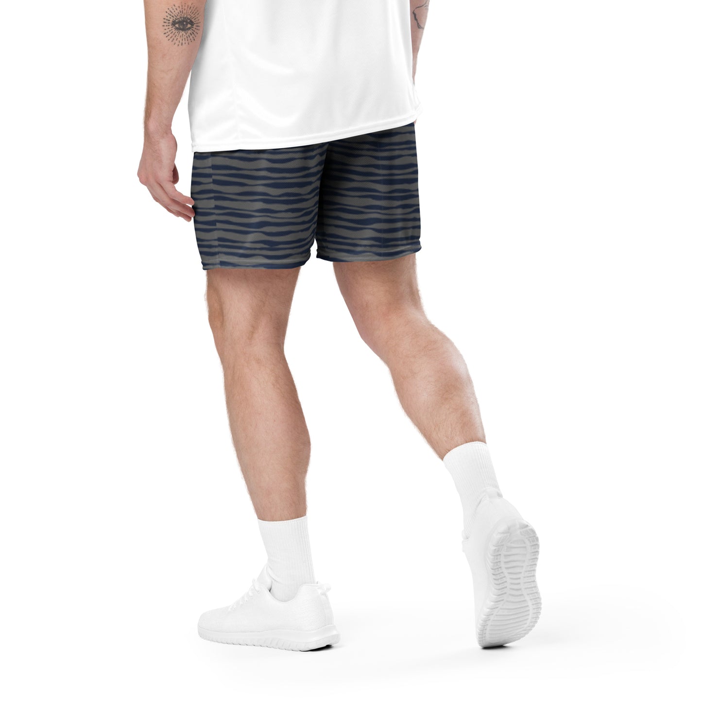 Think Positive-Unisex mesh shorts