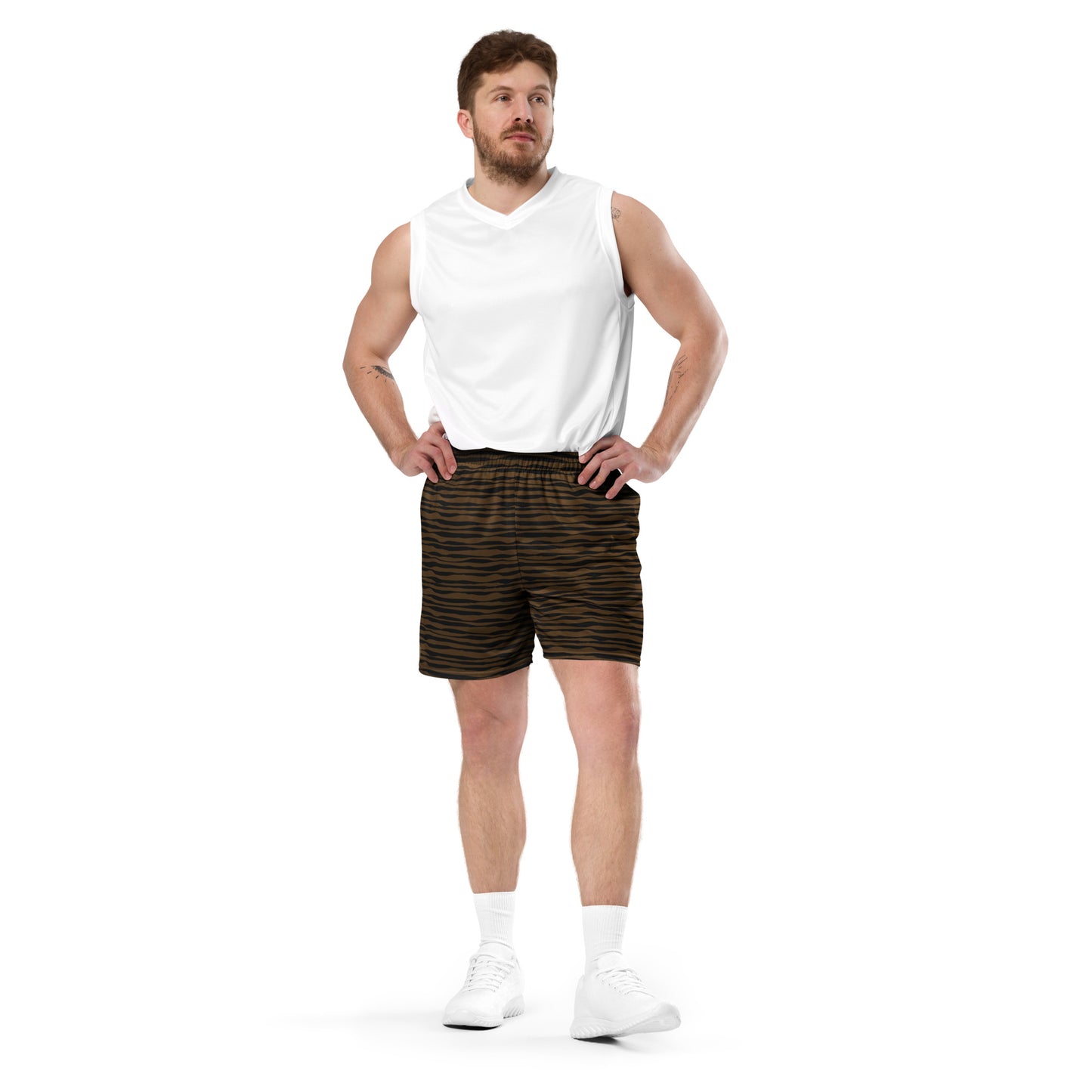 Think Positive-Unisex mesh shorts