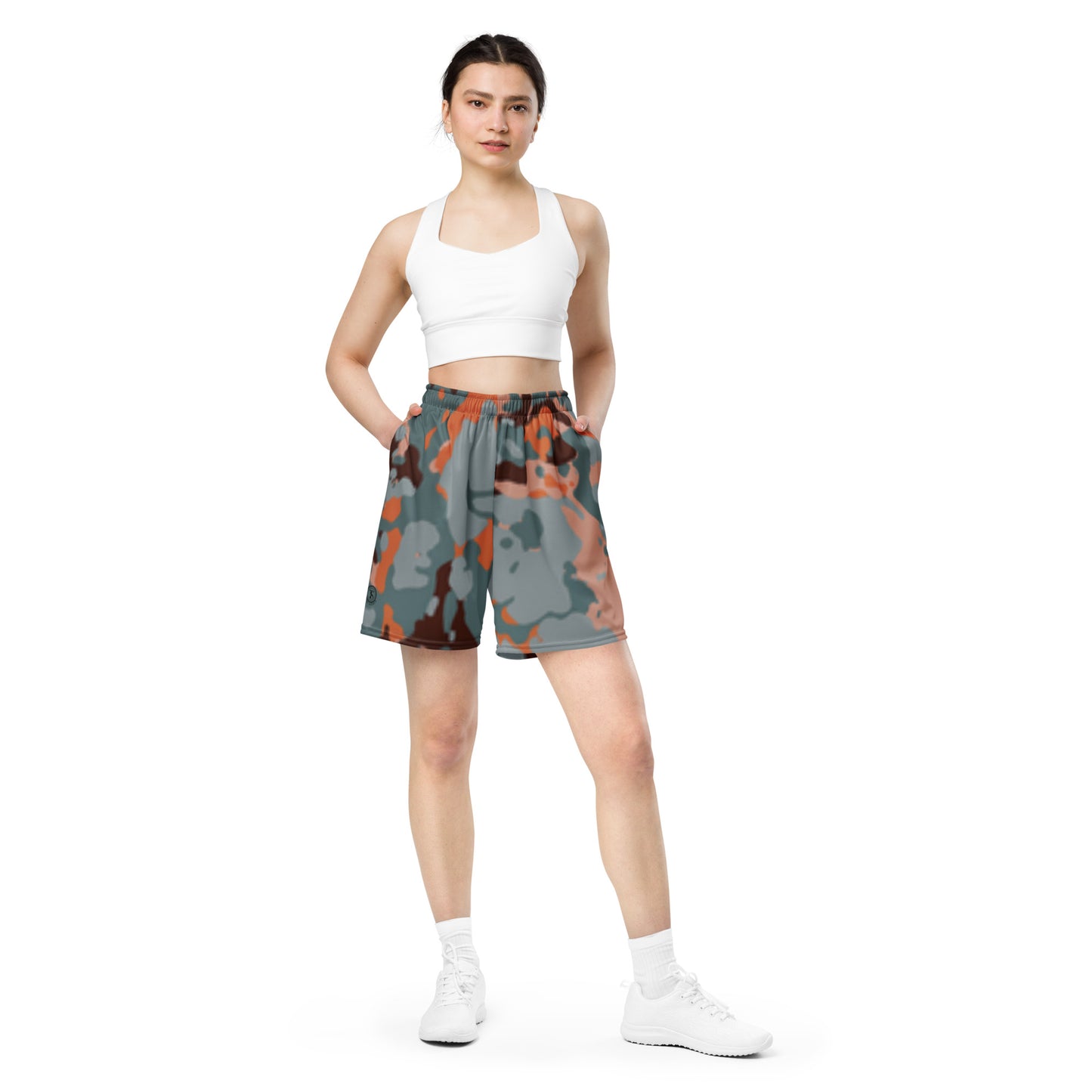 Think Positive-Unisex mesh shorts