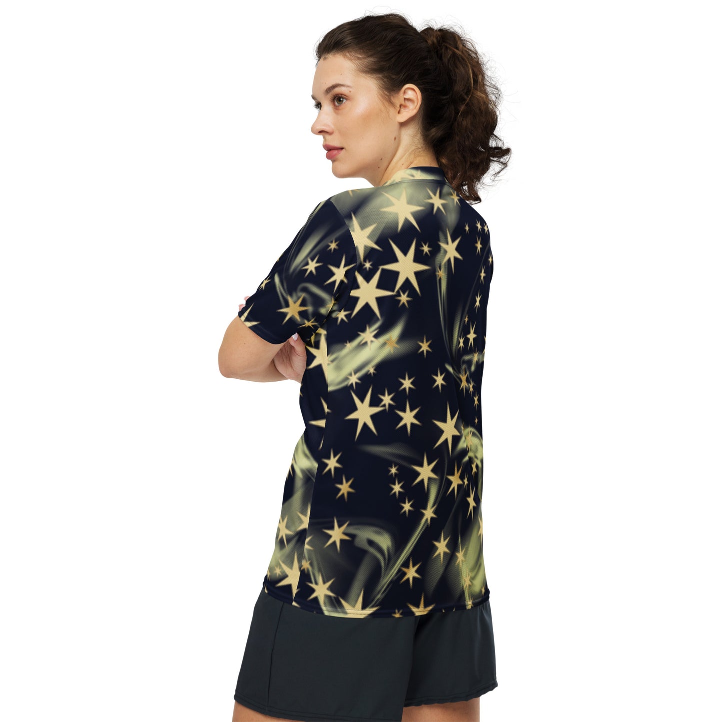 Shine Bright- Recycled unisex sports jersey