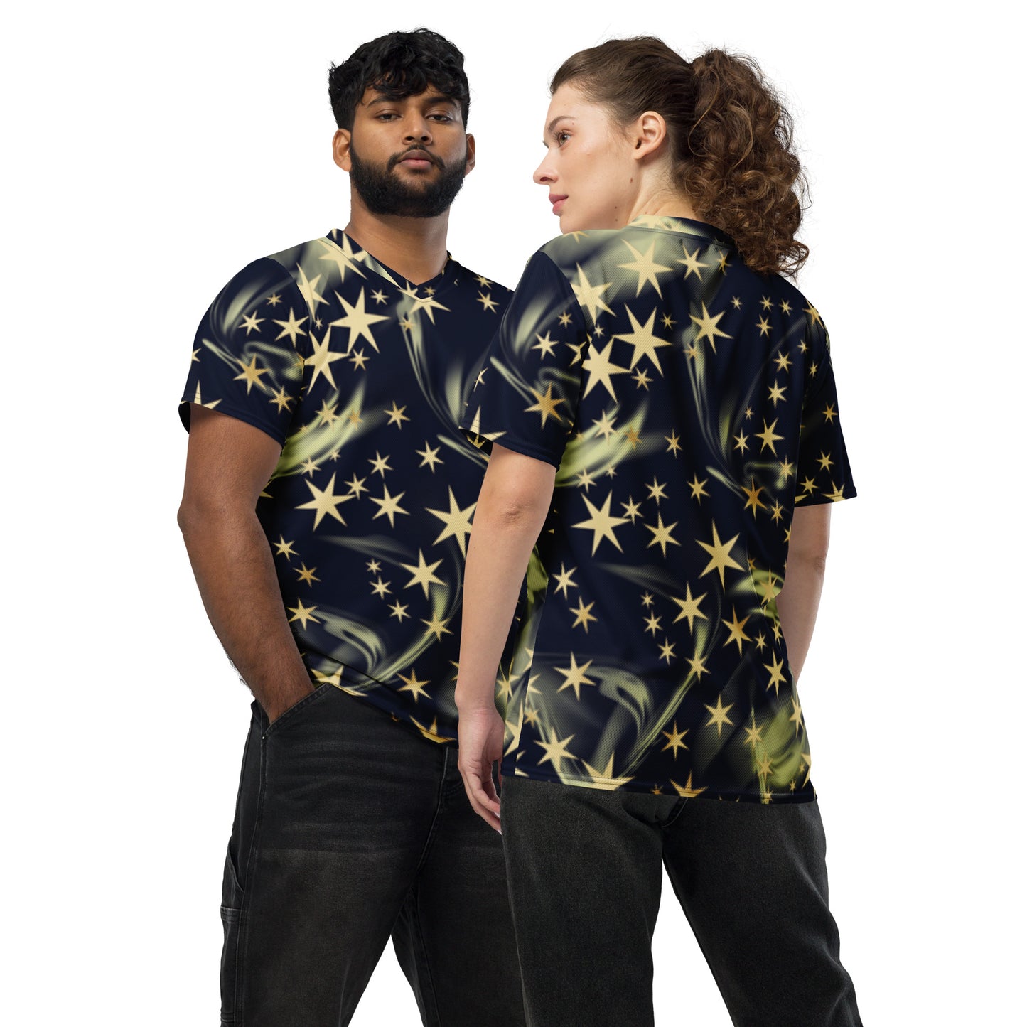 Shine Bright- Recycled unisex sports jersey