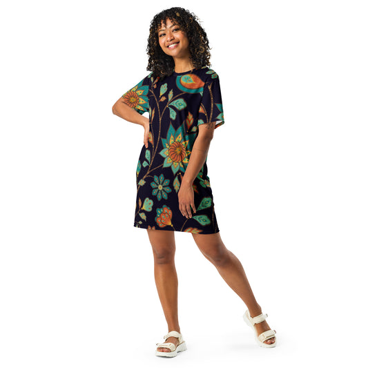 Scope of Colors-T-shirt dress