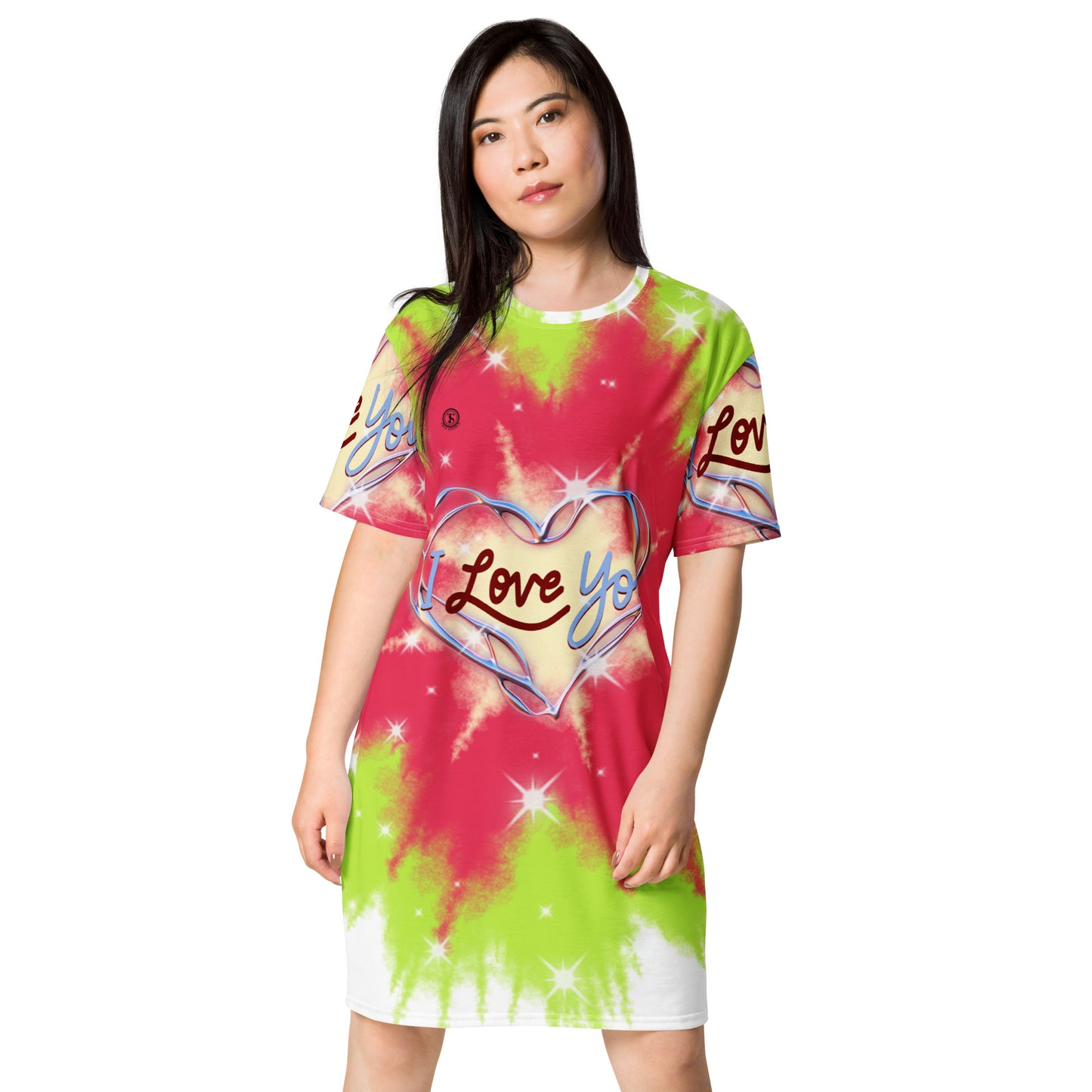 Scope Of Color-T-shirt dress