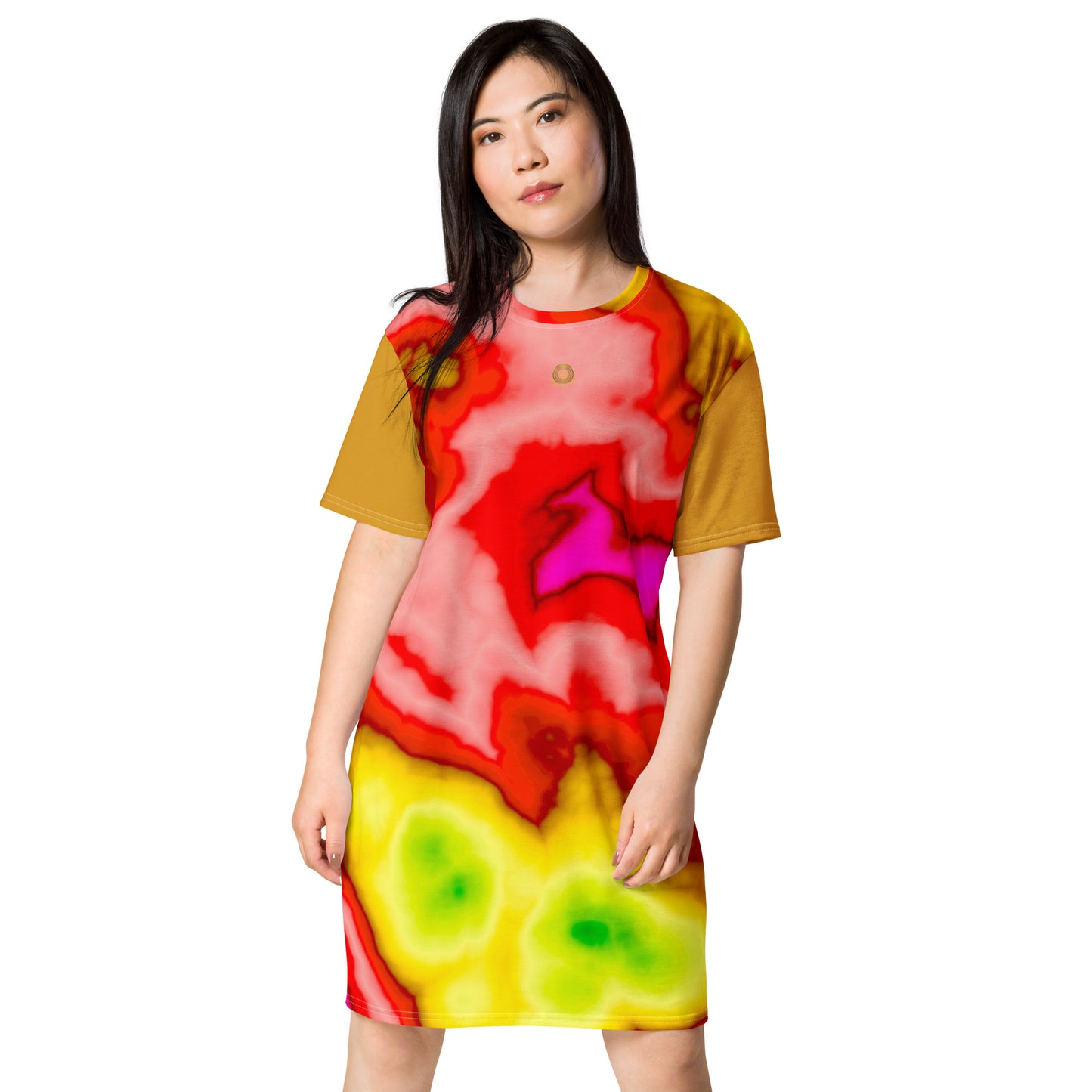 Scope of Color-T-shirt dress