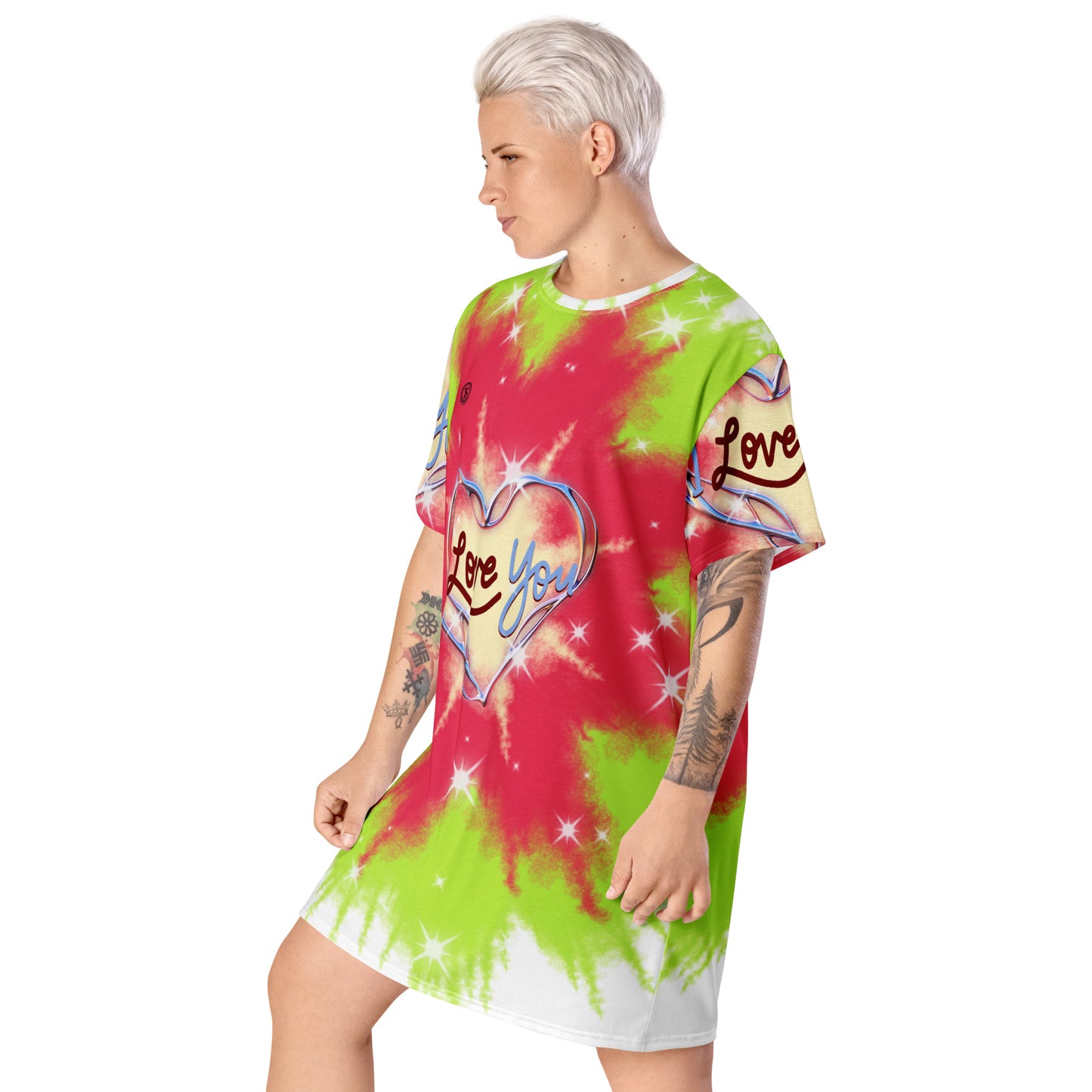 Scope Of Color-T-shirt dress