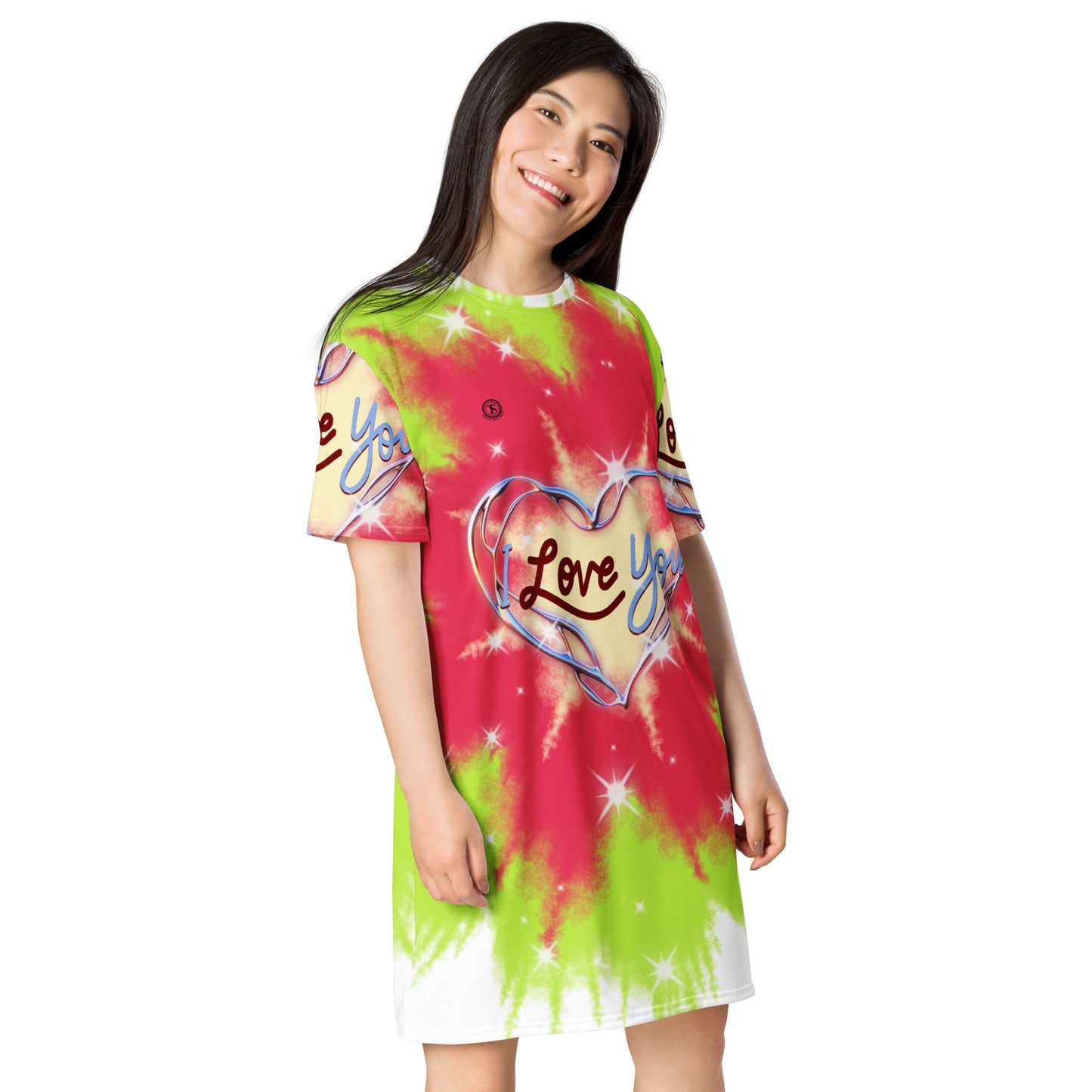 Scope Of Color-T-shirt dress