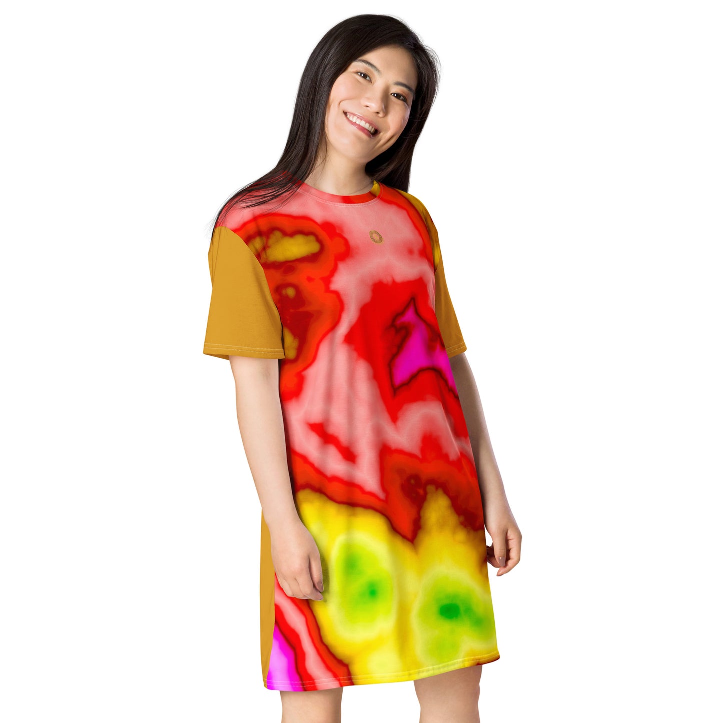 Scope of Color-T-shirt dress