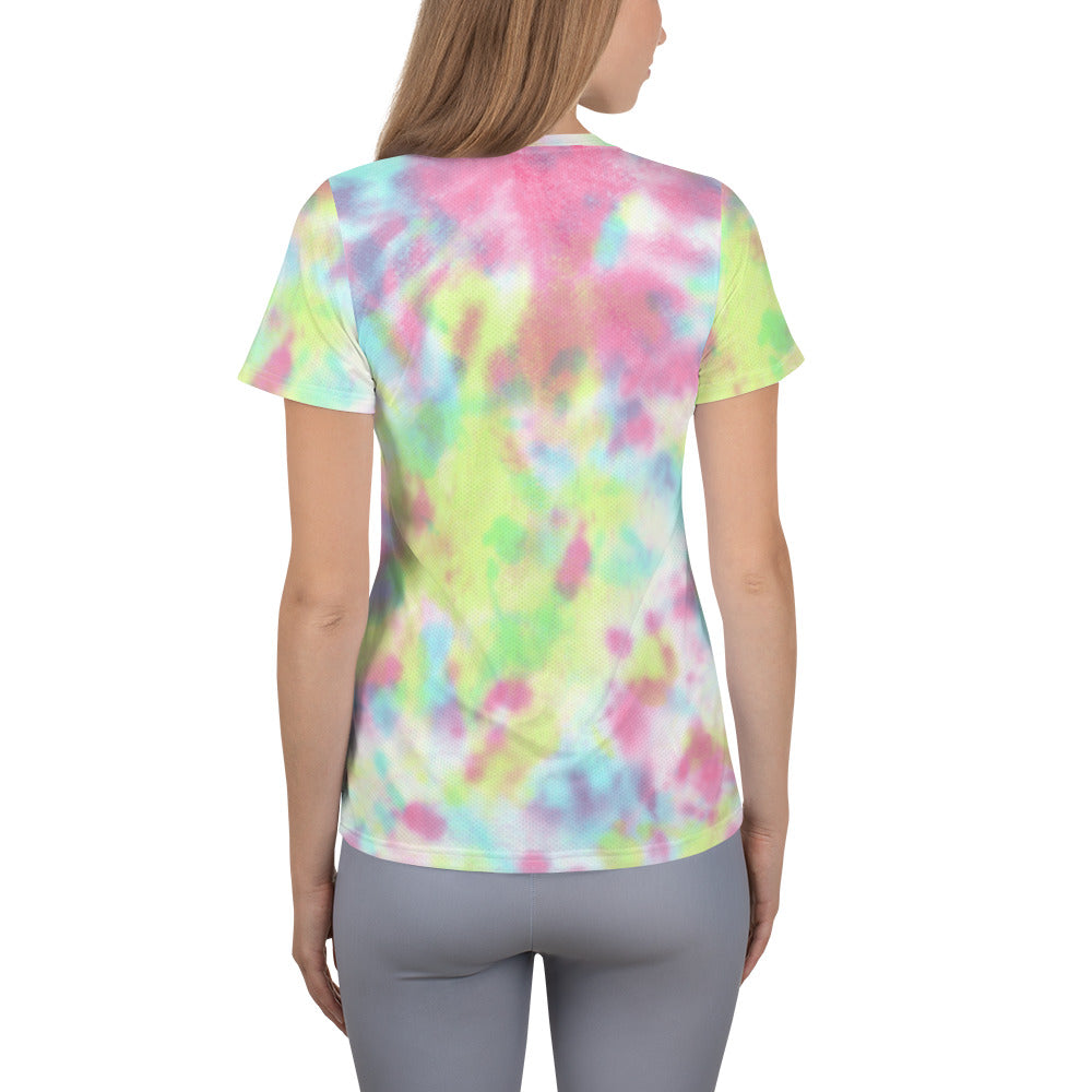 Scope of Color-All-Over Print Women's Athletic T-shirt