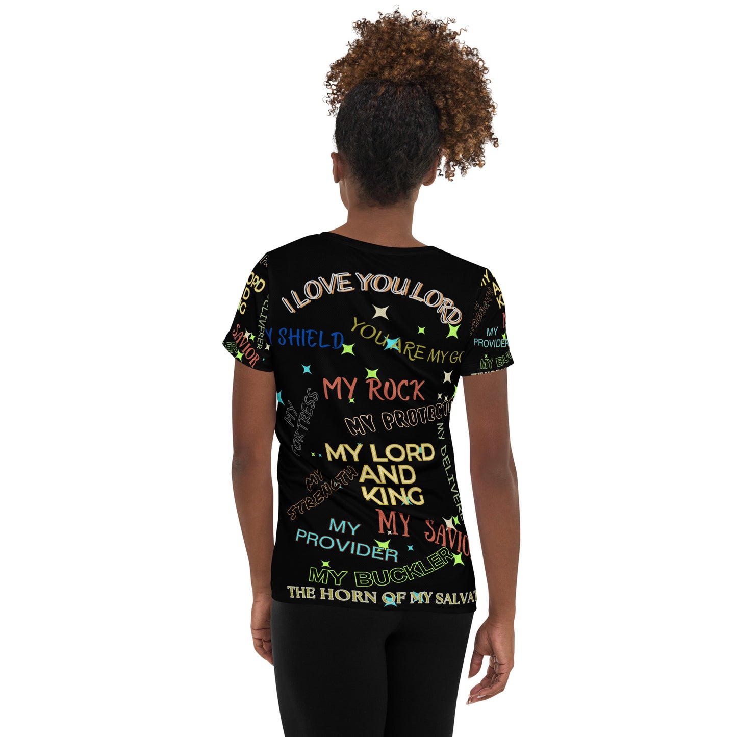 Emotions-All-Over Print Women's Athletic T-shirt