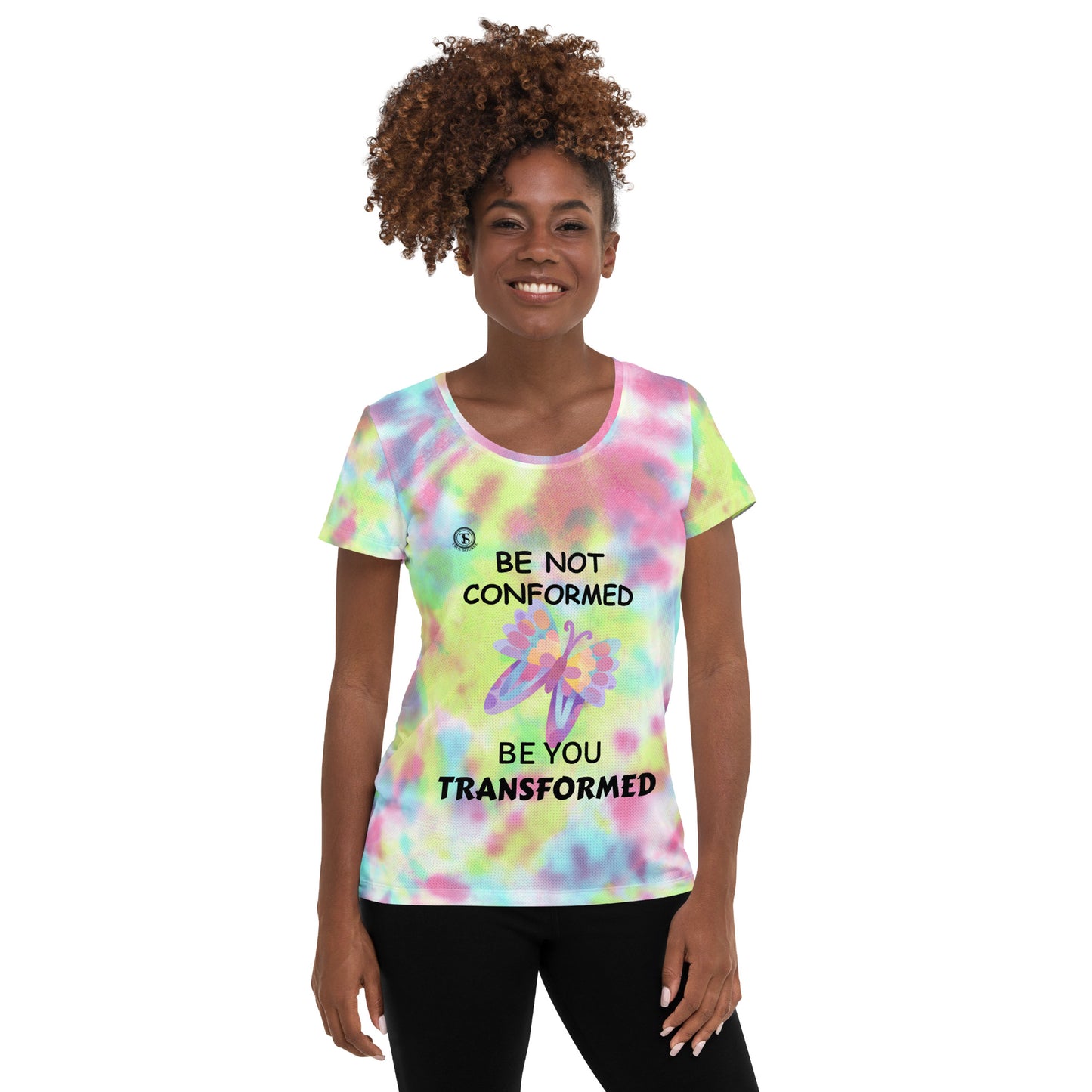 Scope of Color-All-Over Print Women's Athletic T-shirt