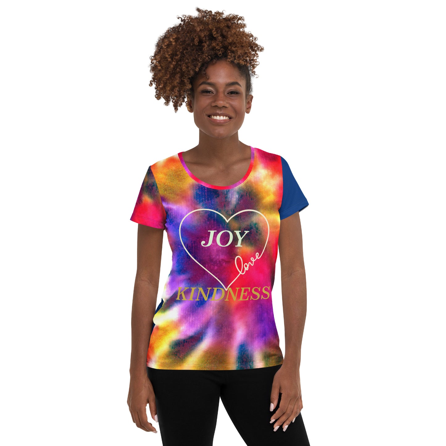 Scope of Color-All-Over Print Women's Athletic T-shirt