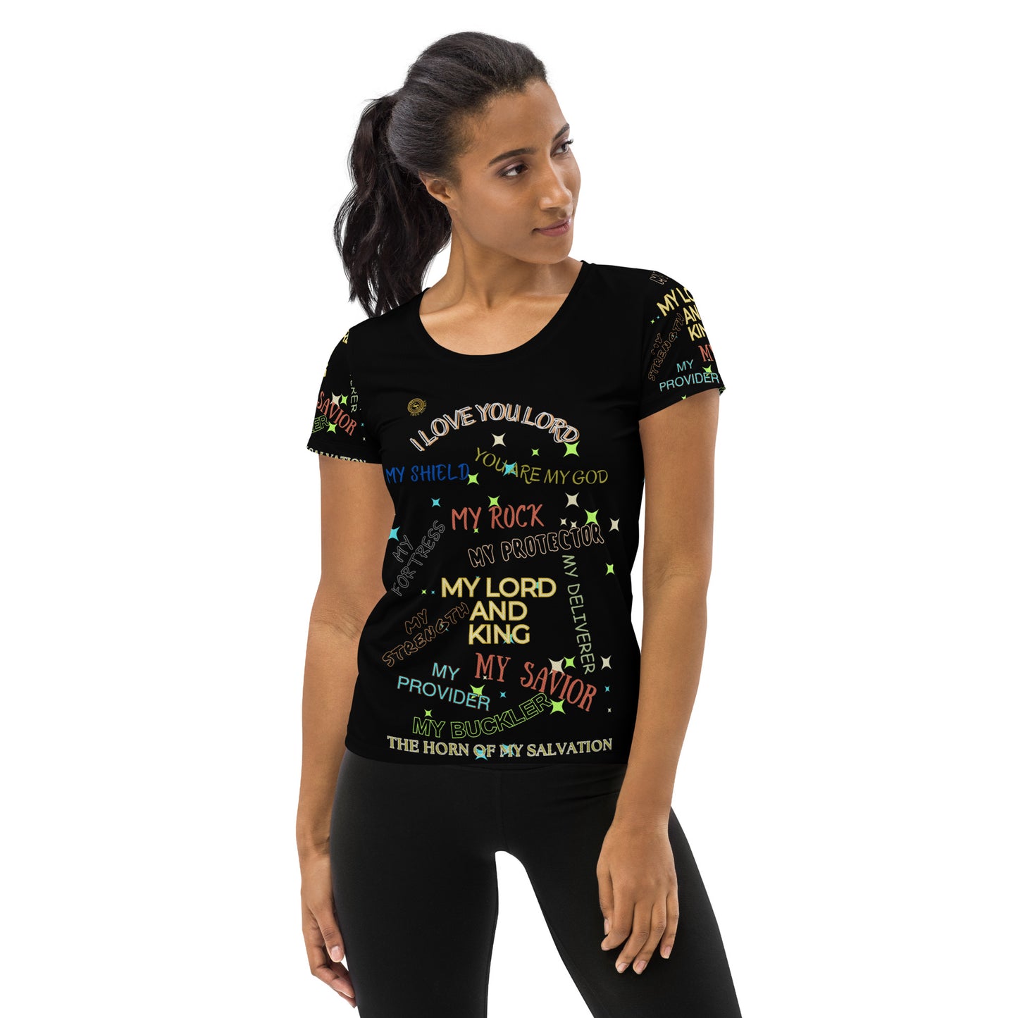 Emotions-All-Over Print Women's Athletic T-shirt