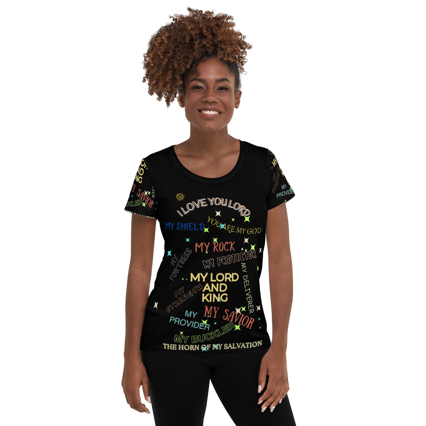 Emotions-All-Over Print Women's Athletic T-shirt