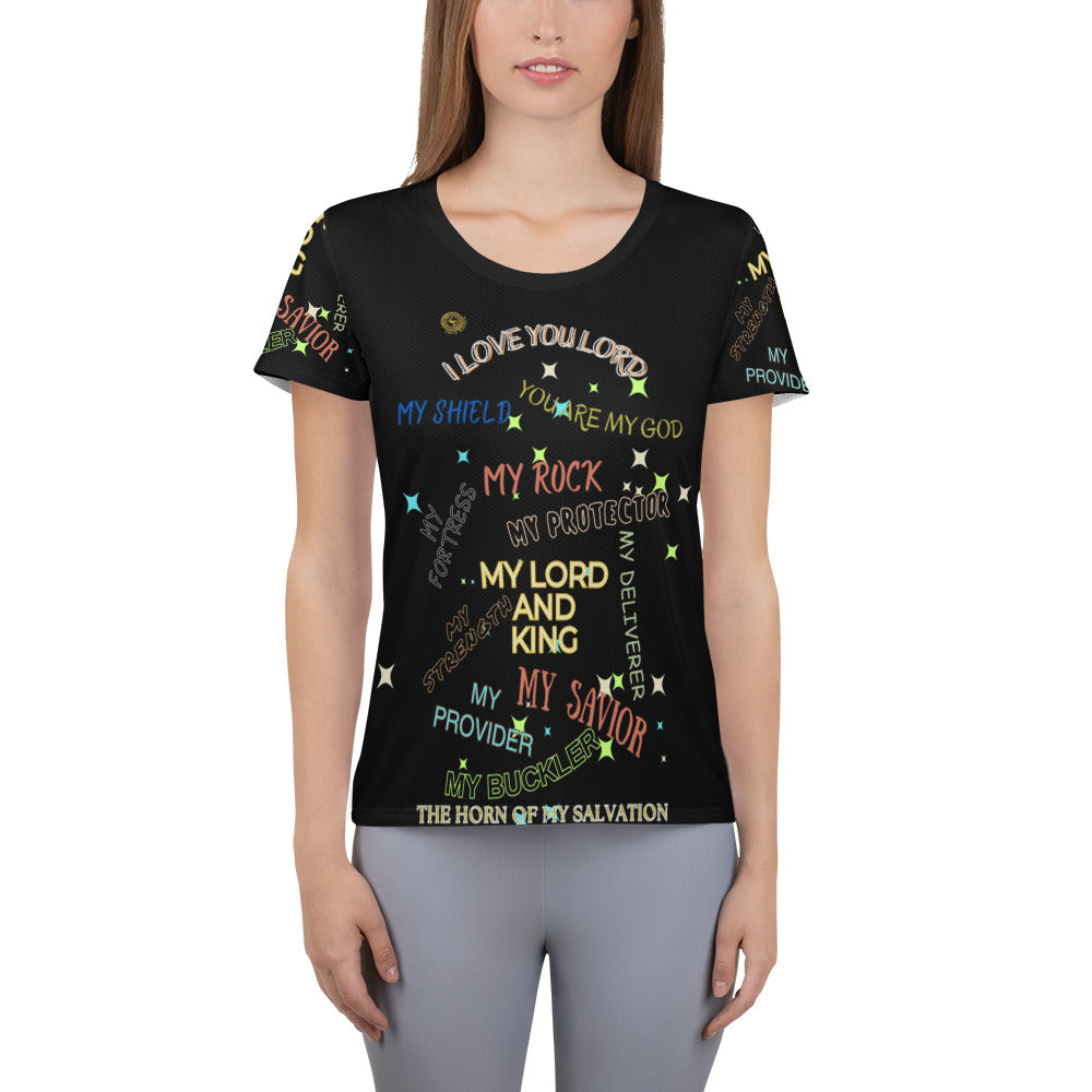 Emotions-All-Over Print Women's Athletic T-shirt