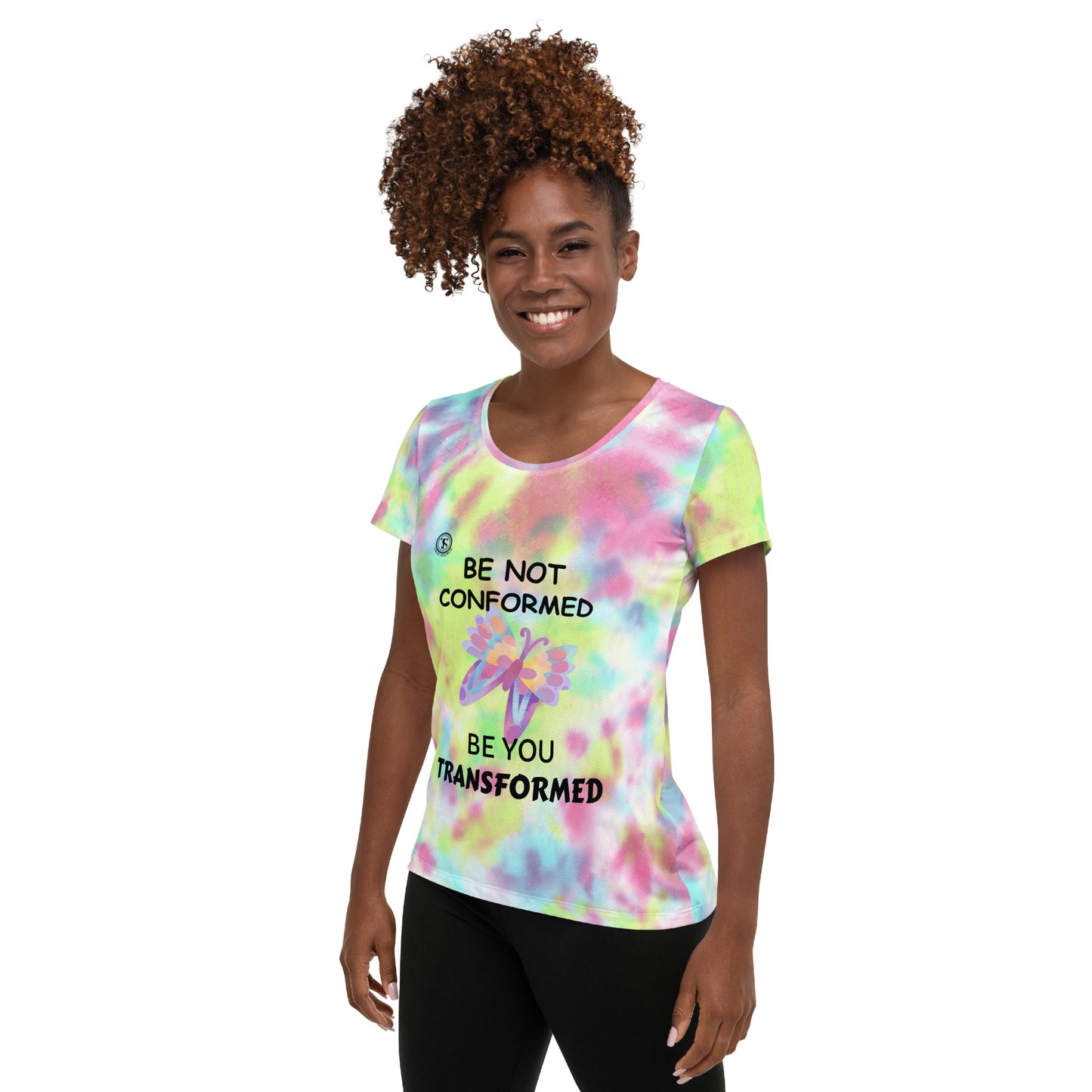 Scope of Color-All-Over Print Women's Athletic T-shirt