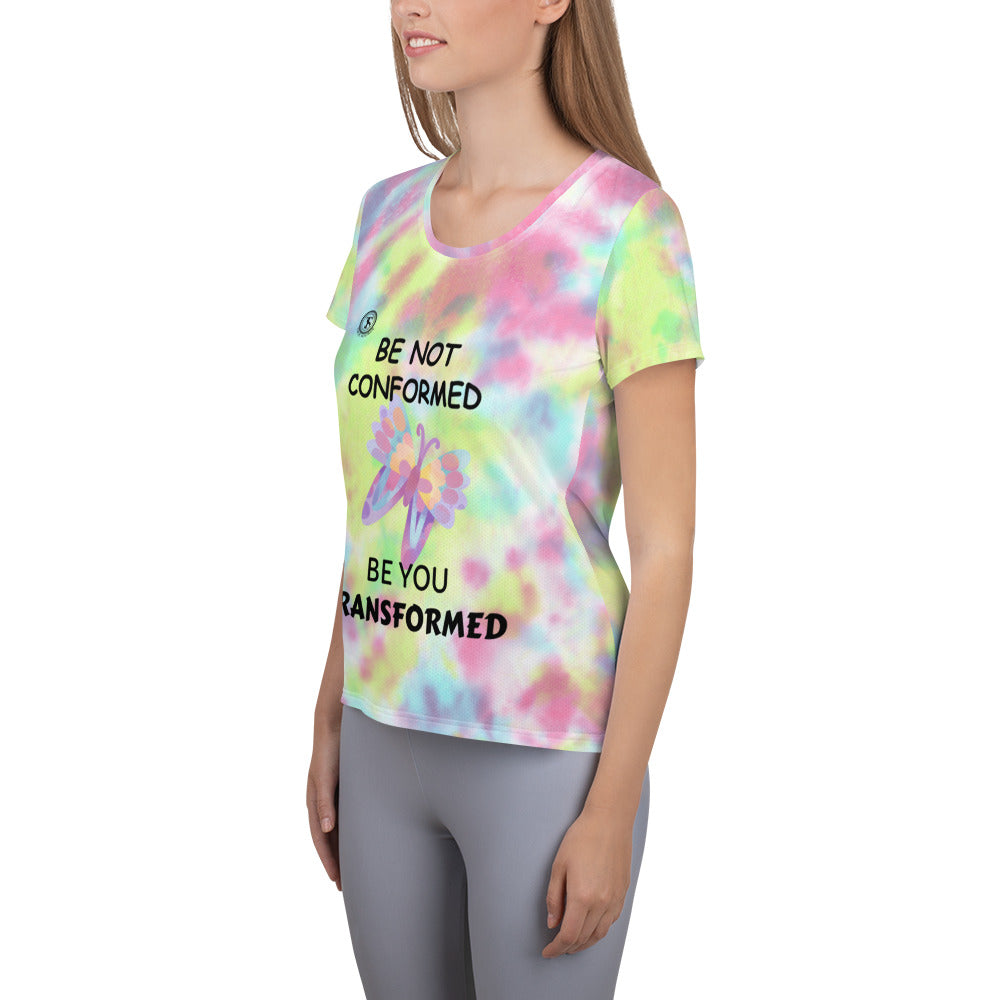 Scope of Color-All-Over Print Women's Athletic T-shirt