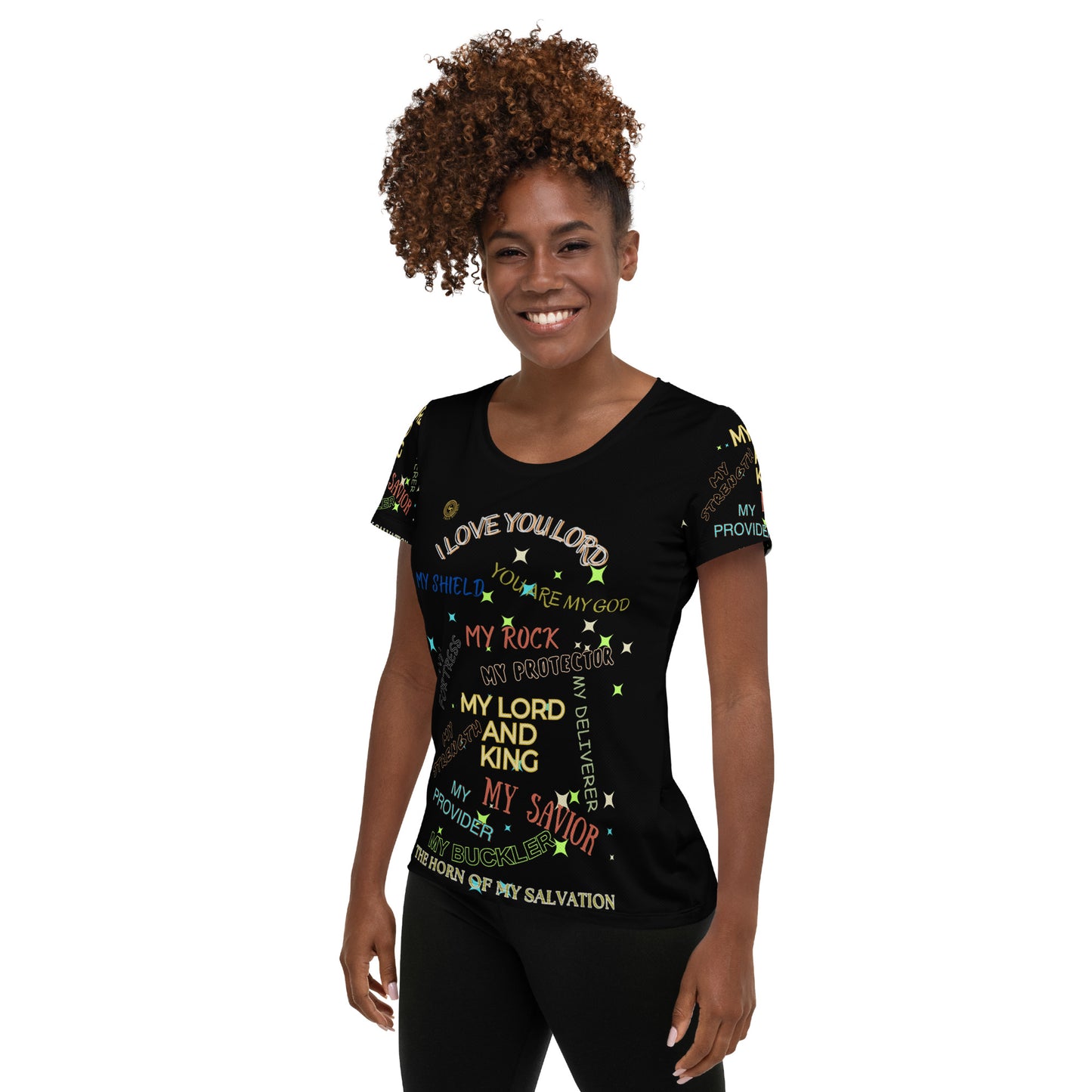 Emotions-All-Over Print Women's Athletic T-shirt