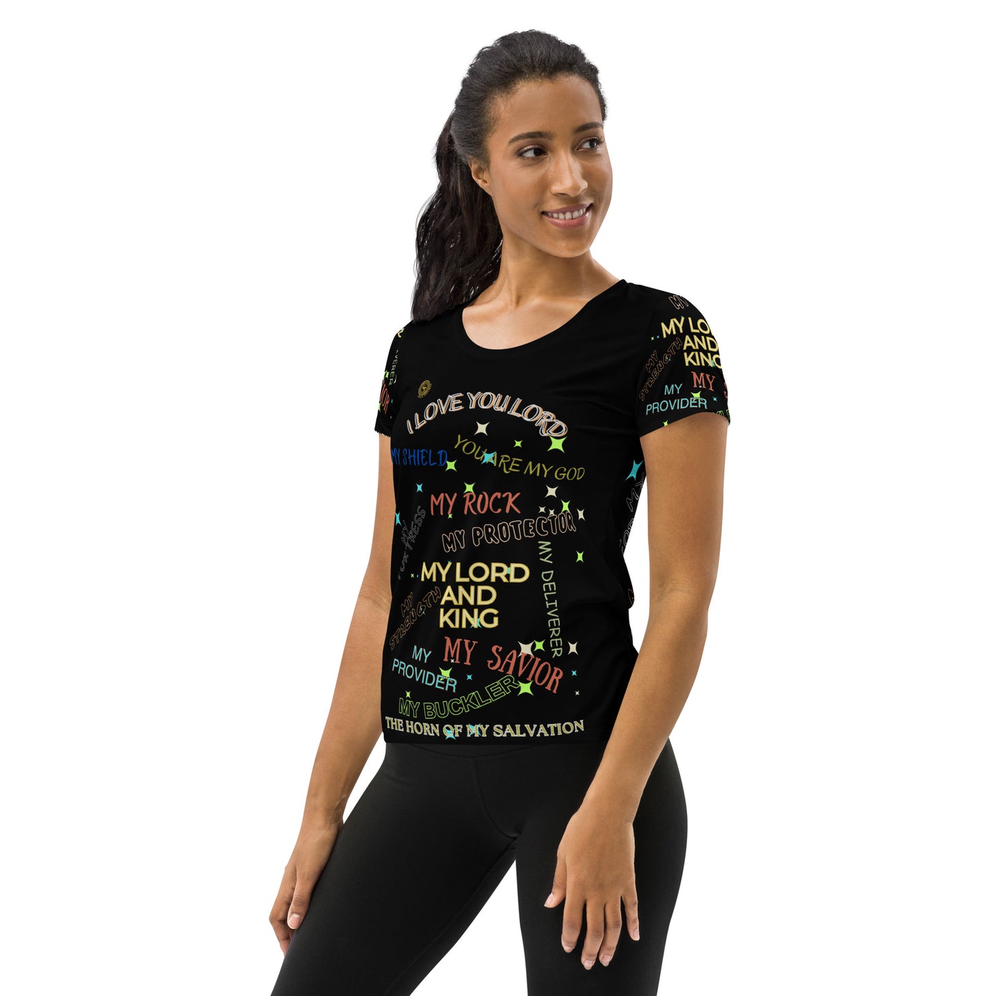 Emotions-All-Over Print Women's Athletic T-shirt