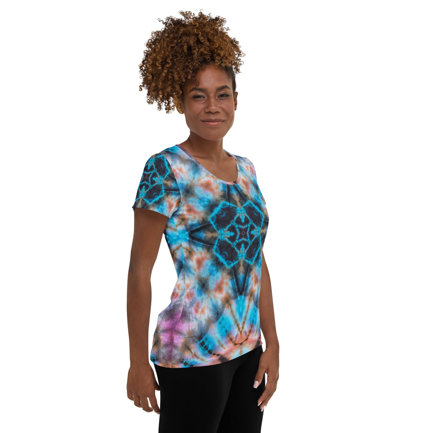 Scope of Color-All-Over Print Women's Athletic T-shirt