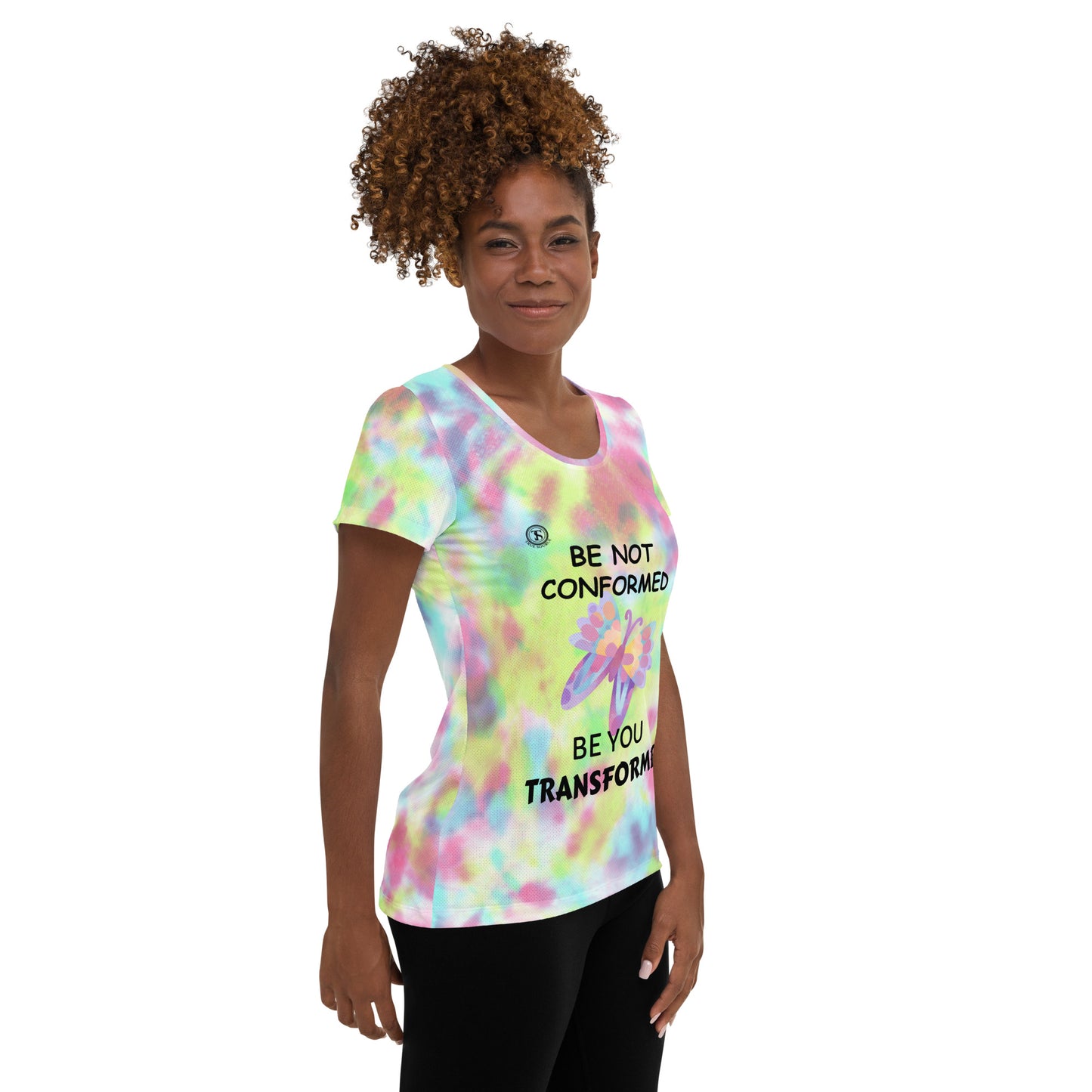 Scope of Color-All-Over Print Women's Athletic T-shirt