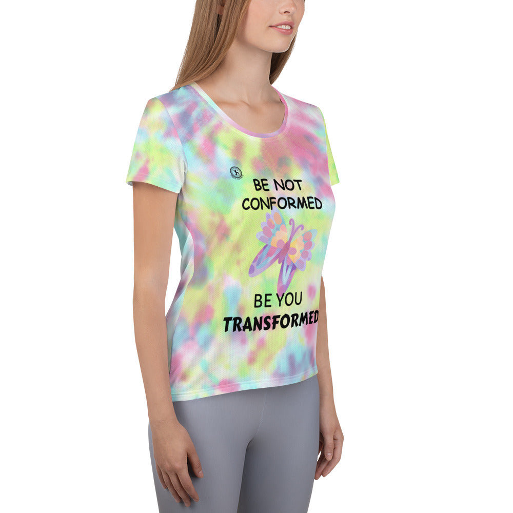 Scope of Color-All-Over Print Women's Athletic T-shirt