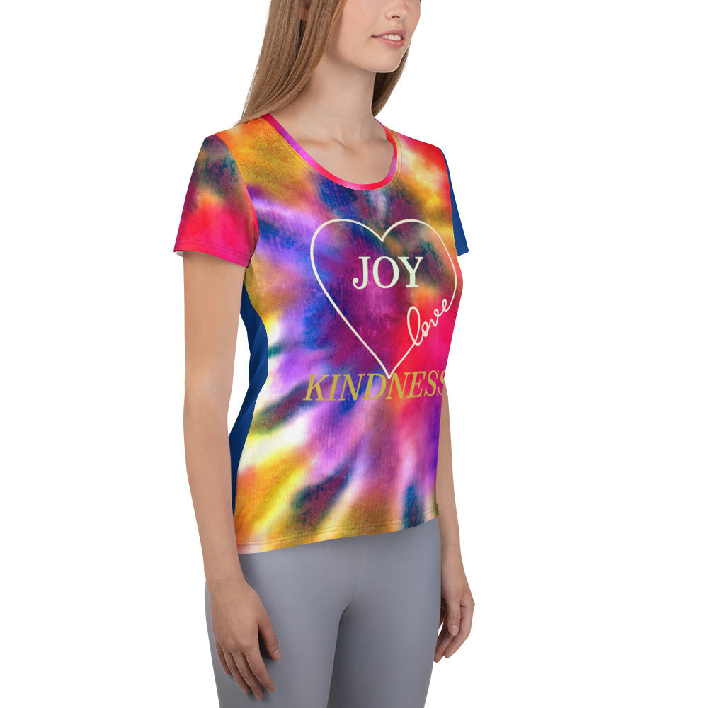 Scope of Color-All-Over Print Women's Athletic T-shirt