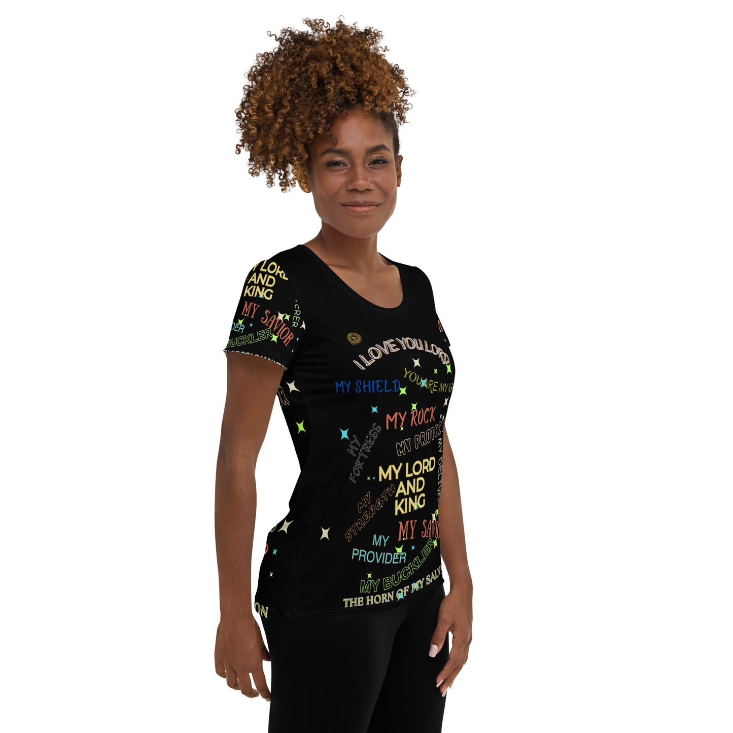 Emotions-All-Over Print Women's Athletic T-shirt