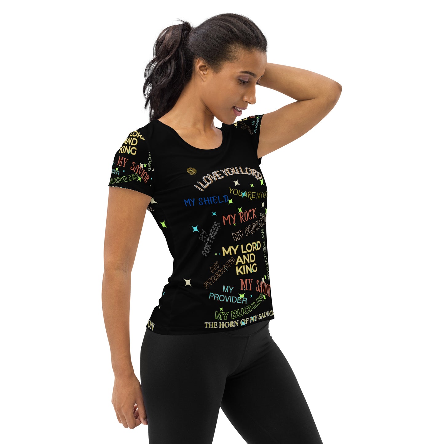 Emotions-All-Over Print Women's Athletic T-shirt