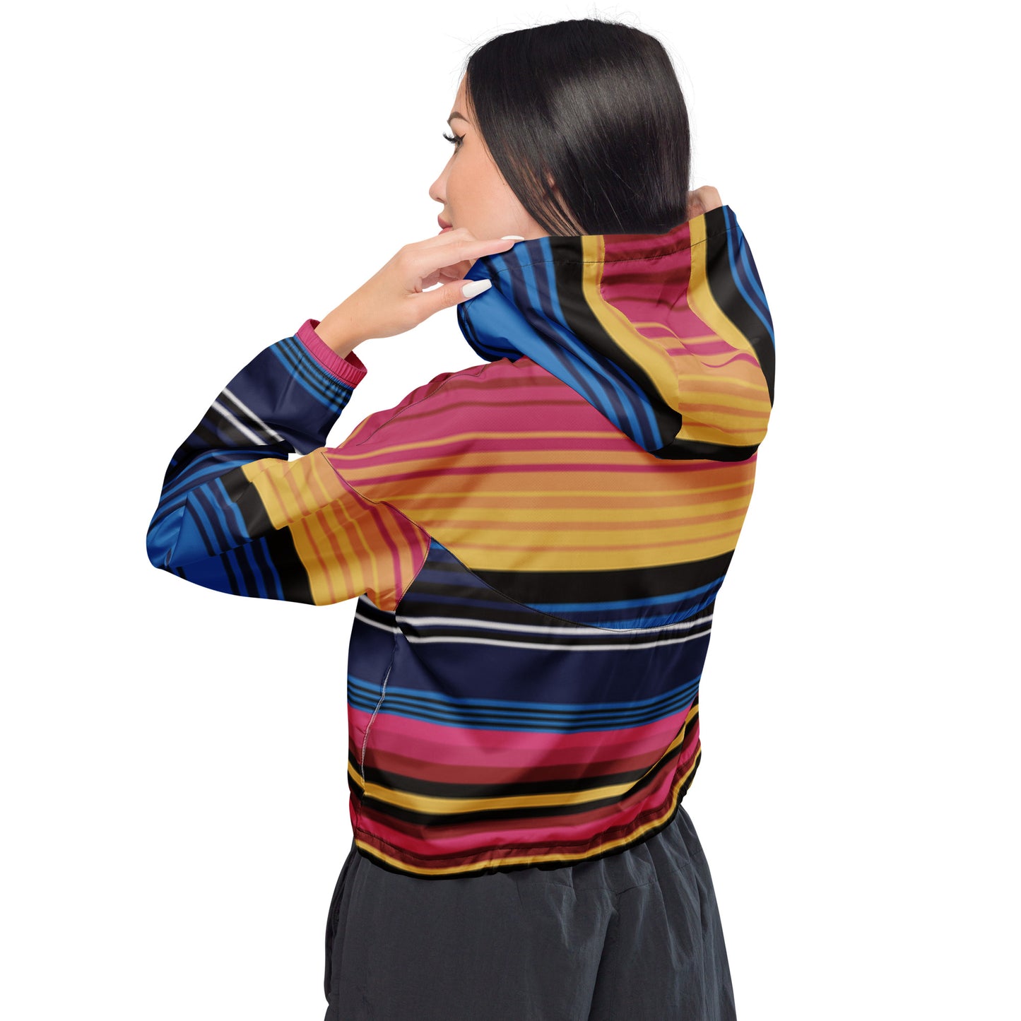 Scope of Colors- Women’s cropped windbreaker