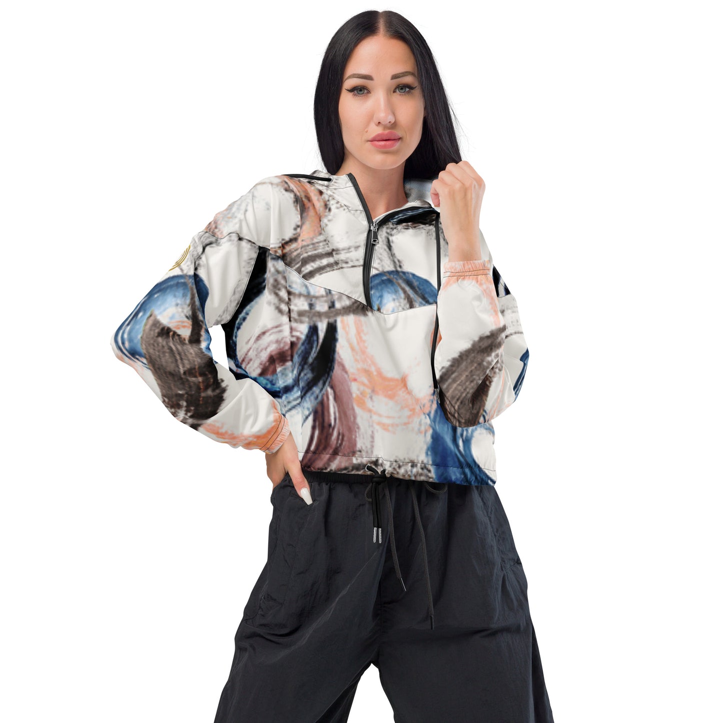 Scope of Colors- Women’s cropped windbreaker