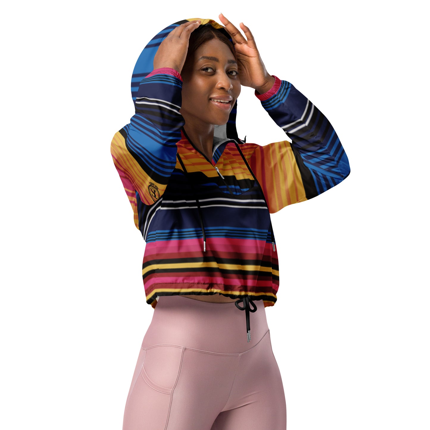 Scope of Colors- Women’s cropped windbreaker