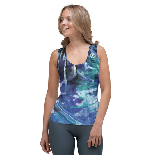 Think Positive-Sublimation Cut & Sew Tank Top