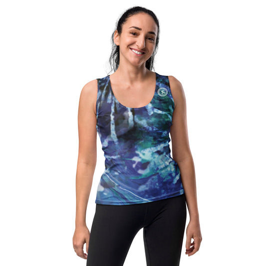 Think Positive-Sublimation Cut & Sew Tank Top