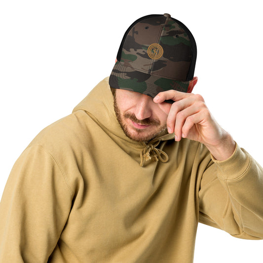 Crowning Comfort-Camouflage trucker hat