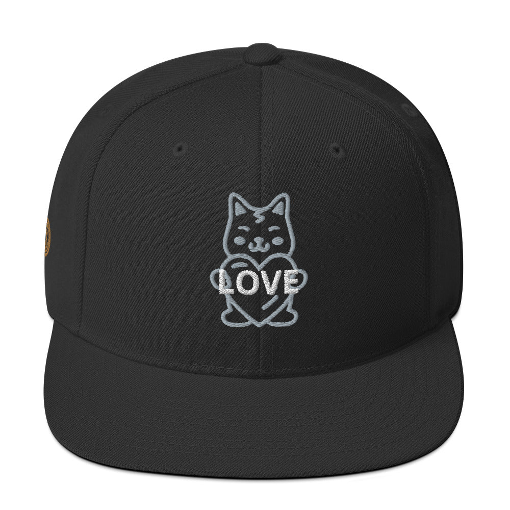 Snapback Hat -Cat